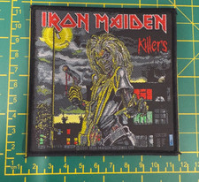 IRON MAIDEN KILLERS WOVEN SEW ON PACKED PATCH OFFICIALLY LICENSED