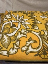 70/80s Floral Yellow Orange