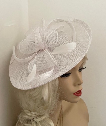 Off white fascinator hat - off,