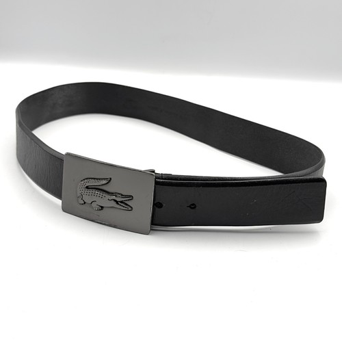 Lacoste mens black genuine - black,