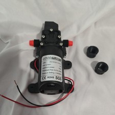 DC12V 60W 4-6L/MIN Agricultural Electric Water Pump Black