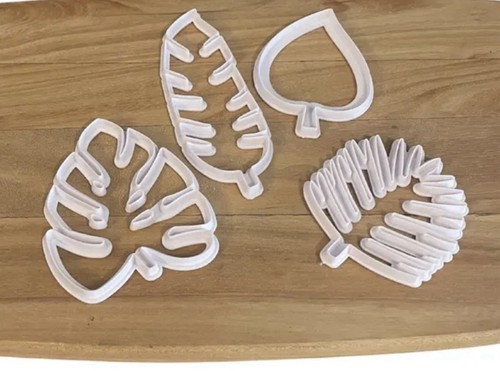 Tropical leaf fondant cutter - leaf,