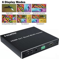 4x1 HDMI Quad Multi-viewer 2 3