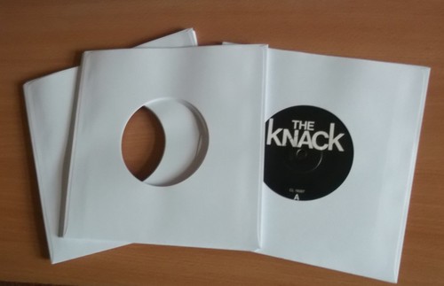 Vinyl record white - of, 7"