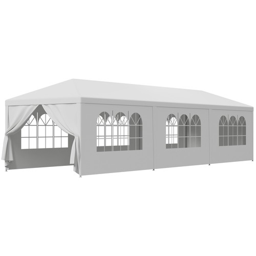 X30 white outdoor gazebo - outdoor,