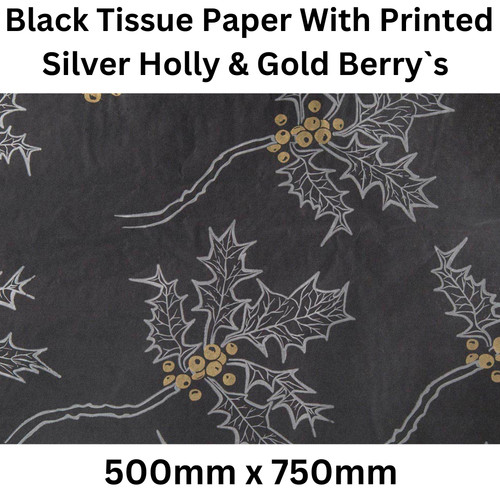 Tissue paper christmas holly - christmas,