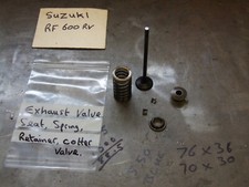 Suzuki RF 600 R Exhaust Valve Spring Retainer Seat Collets