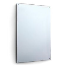 5Ft X 3Ft Large Mirror Glass 4 holes 152cm X91cm Home Gym Or Bathroom 4mm Thick