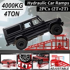 2 x Heavy Duty Metal Car Ramp