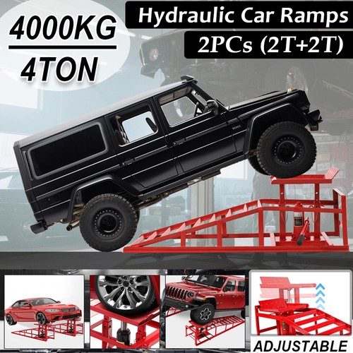 Ton hydraulic car ramps - hydraulic, 2pc