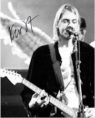 Framed kurt cobain nirvana - kurt,