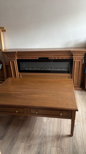 Coffee table handmade redwood - handmade,