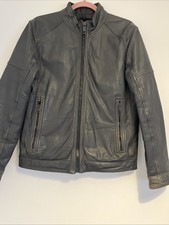 Strellson Men's Reversible Real Leather Jacket Size 46
