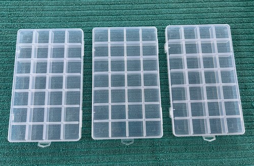 Grid plastic storage box - plastic,