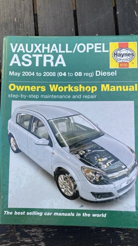 Haynes manual for vauxhall - manual,
