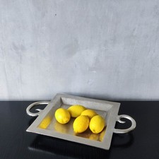Sculptural footed tray fruit