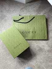 Empty Gucci Shoe Box And Carrier Bag