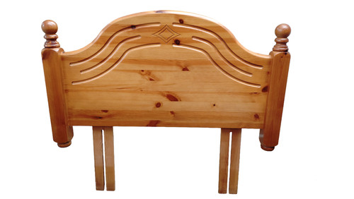 Pine wooden single bed - wooden,