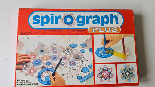 Spirograph plus drawing set - spirograph,
