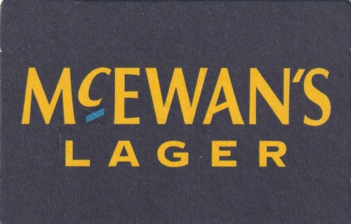 Beer mat mcewans brewery - mat,