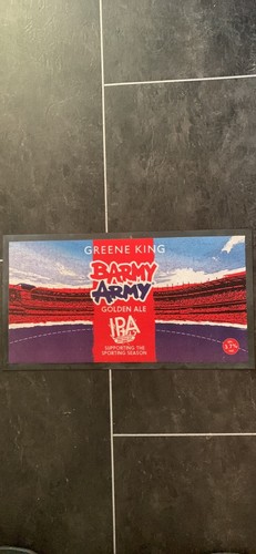 Barmy army beer mat - beer,