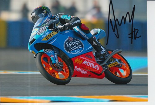 Alex marquez hand signed 7x5 - alex,