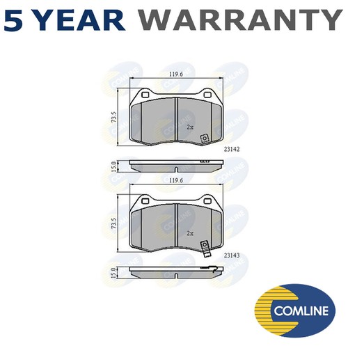 Comline front brake - pads, set