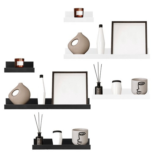 Set floating wall shelves - floating,