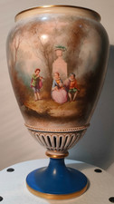 Porcelain Vase French Pedestal