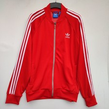 Adidas Originals Red Superstar Tracksuit Top Jacket | Men's Large