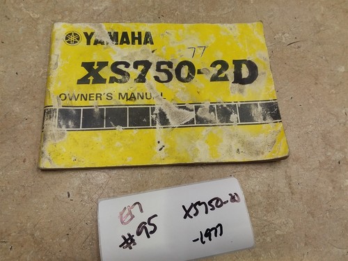 Yamaha xs750 1977 owners - xs750-2d,