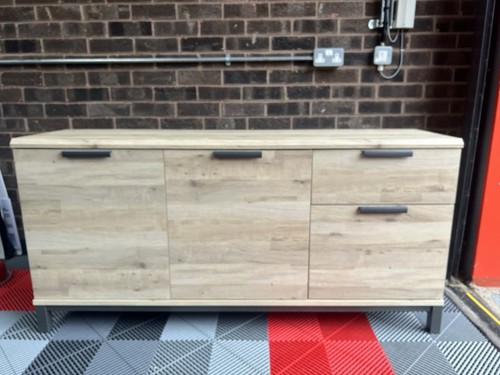 Oak effect sideboard - oak,