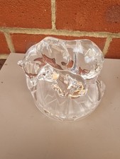 Polar Bear And Cub In Glass ,stunning Piece