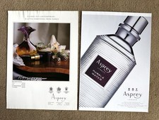 2x Asprey Perfume Ads Magazine