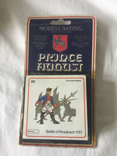 Prince August lead figure mould 40mm Prussian toy soldier 60#