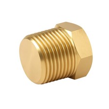 10x Westco 1/4" Brass BSP Male Solid Plug