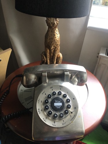 Retro phone push button - retro, phone,
