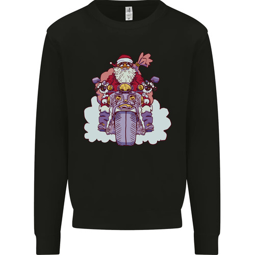 Biker santa christmas - santa,