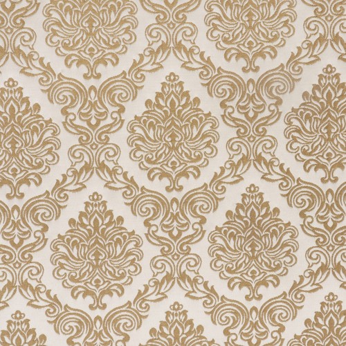 Belle damask copper fabric - belle,