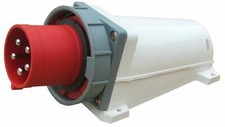 63Amp 5 Pin Red 415V 3P+N+E IP67 Waterproof 3 Phase Socket Plug Appliance Inlet