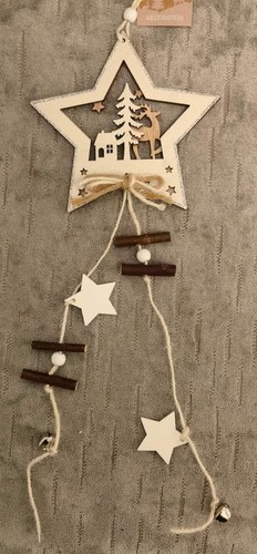 Hanging reindeer star - , scene
