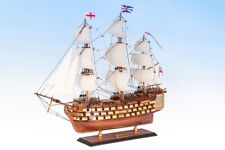 SEACRAFT GALLERY HMS VICTORY Wooden Model Ship Boat Completed Handmade 55cm