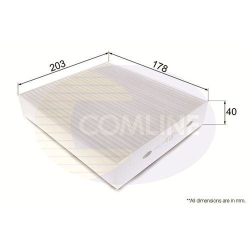 Pollen cabin filter for smart - cabin,