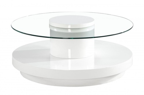 White high gloss - &, glass