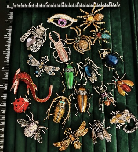 Lot insect bug brooch - bug,