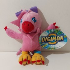 Vintage 1999 Digimon Biyomon Plush 9” Soft Plush Toy Play By Play with tag
