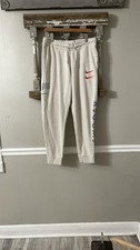 NIKE double Swoosh Fleece Joggers Mens Size Large