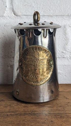 Vintage protector miners lamp - protector,