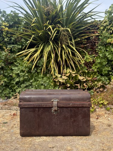 Antique edwardian metal travel - antique,