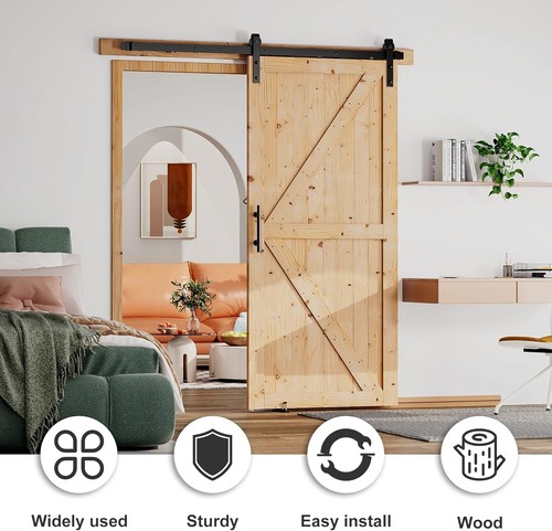 Sliding barn door - door, +